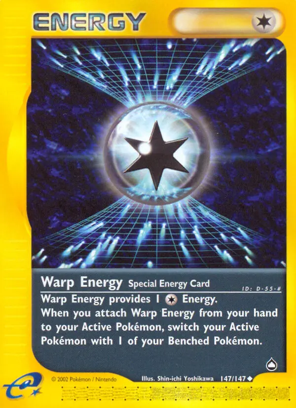 Warp Energy from ecard2