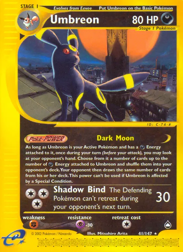 Umbreon from ecard2