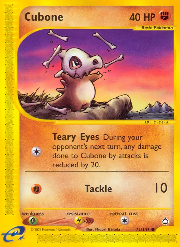 Cubone from ecard2