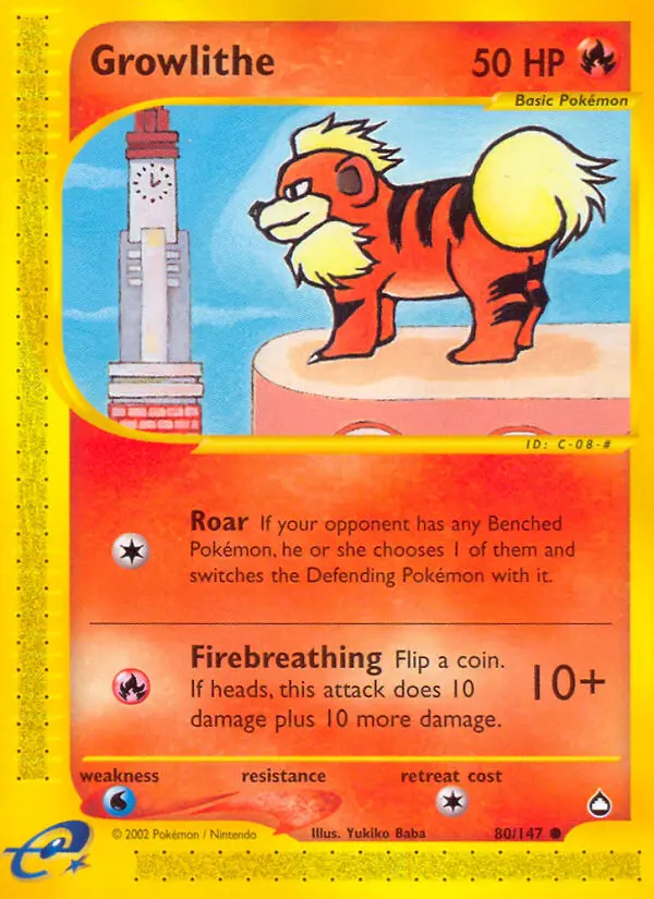 Growlithe from ecard2