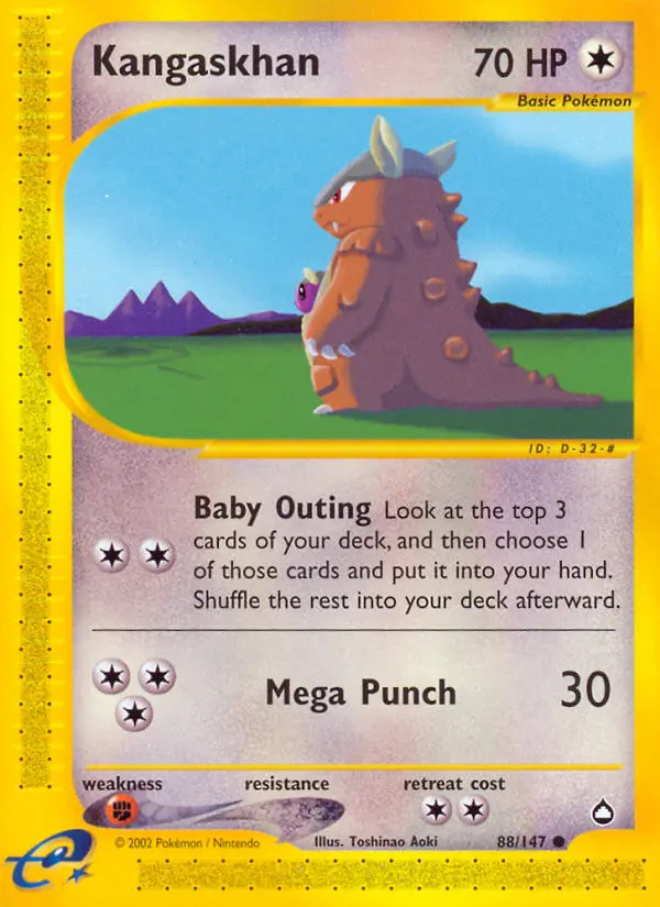 Kangaskhan from ecard2