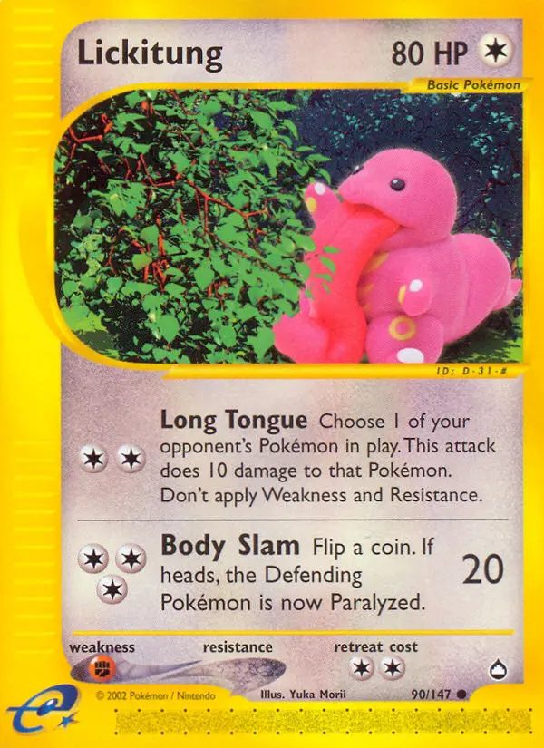 Lickitung from ecard2