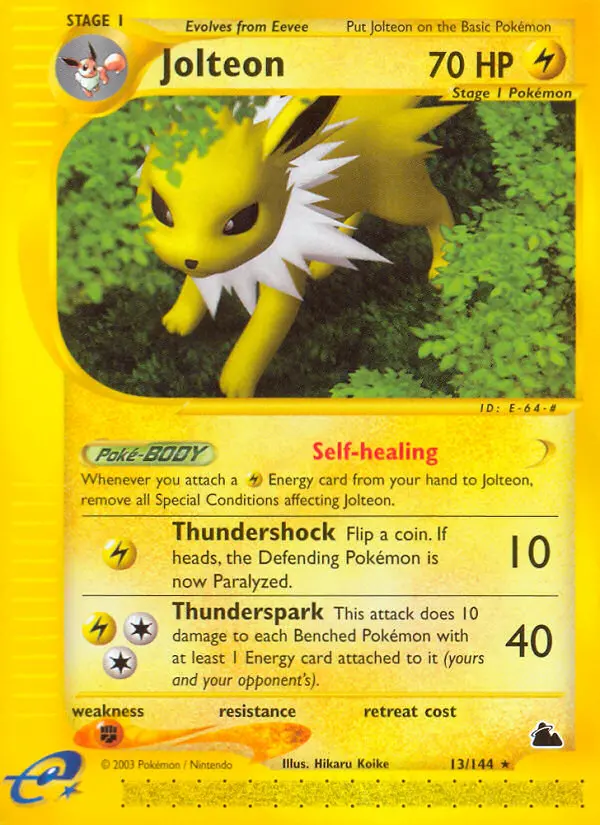 Jolteon from ecard3