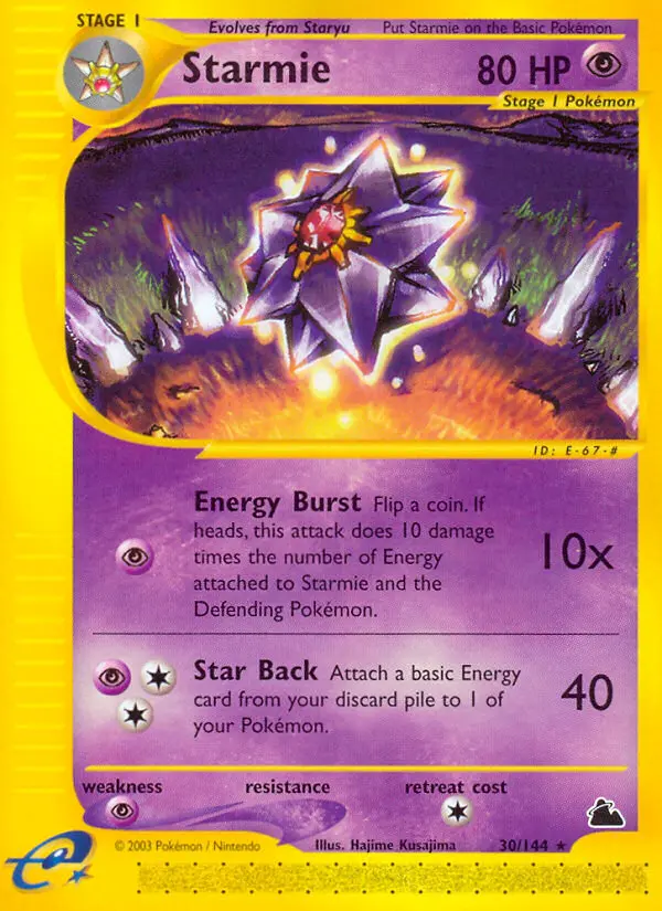 Starmie from ecard3