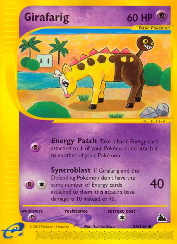 Girafarig from ecard3