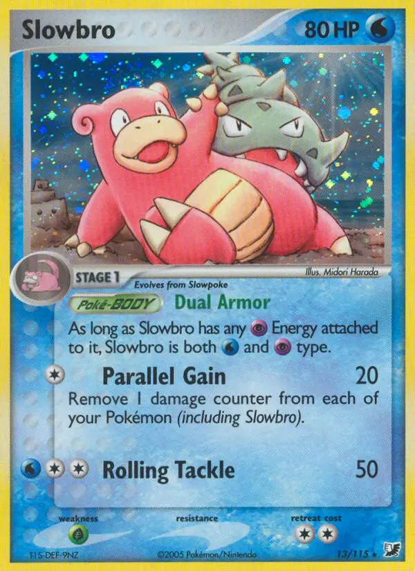 Slowbro Pokemon card from Unseen Forces
