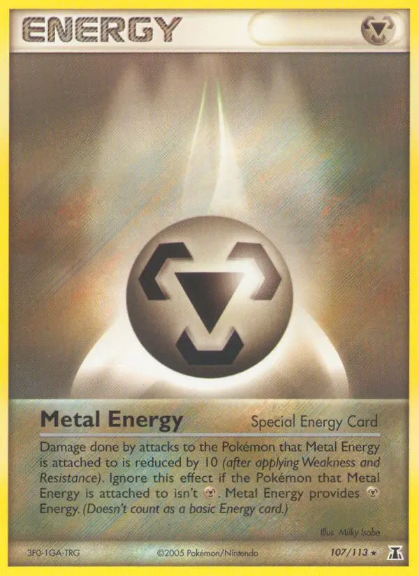 Metal Energy Pokemon card from Delta Species