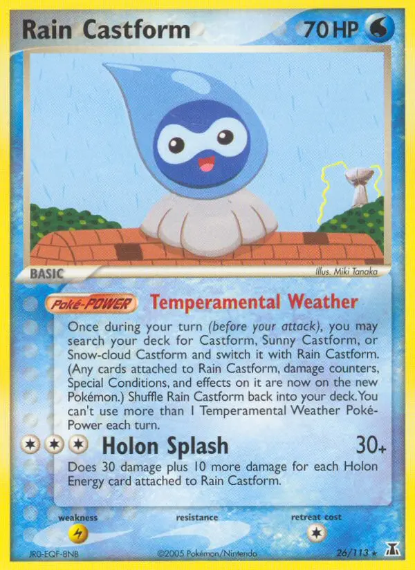 Rain Castform from ex11