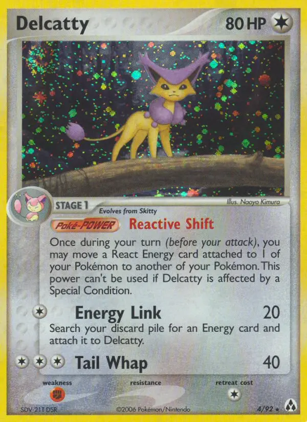 Delcatty Pokemon card from Legend Maker