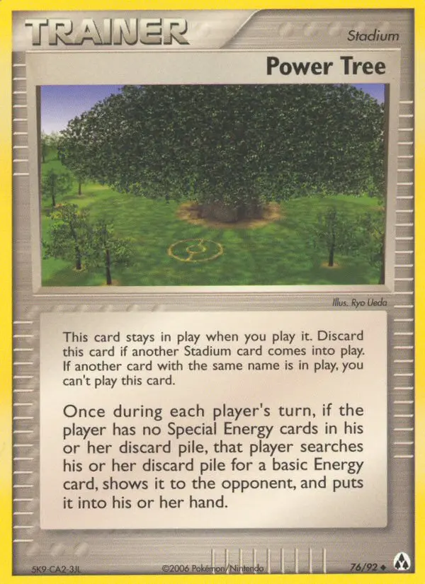 Power Tree Pokemon card from Legend Maker