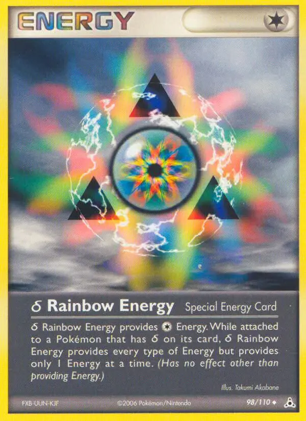 δ Rainbow Energy from ex13