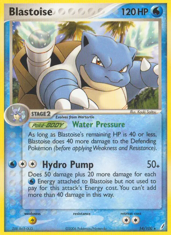 Blastoise from ex14