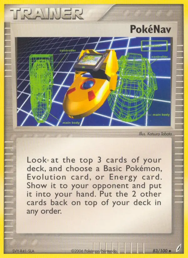 PokéNav Pokemon card from Crystal Guardians