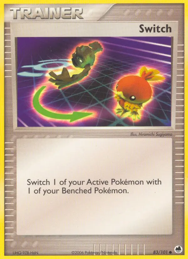 Switch Pokemon card from Dragon Frontiers