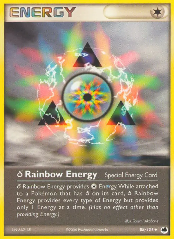 δ Rainbow Energy from ex15