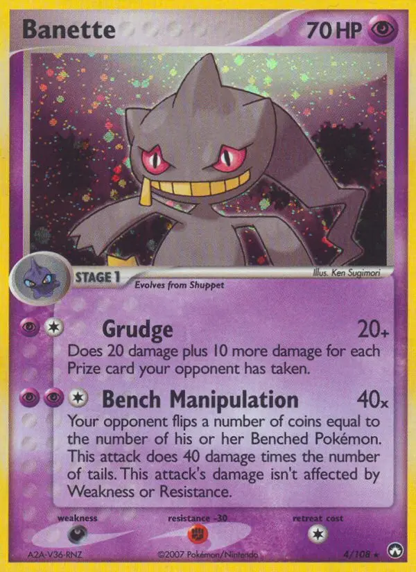 Banette Pokemon card from Power Keepers