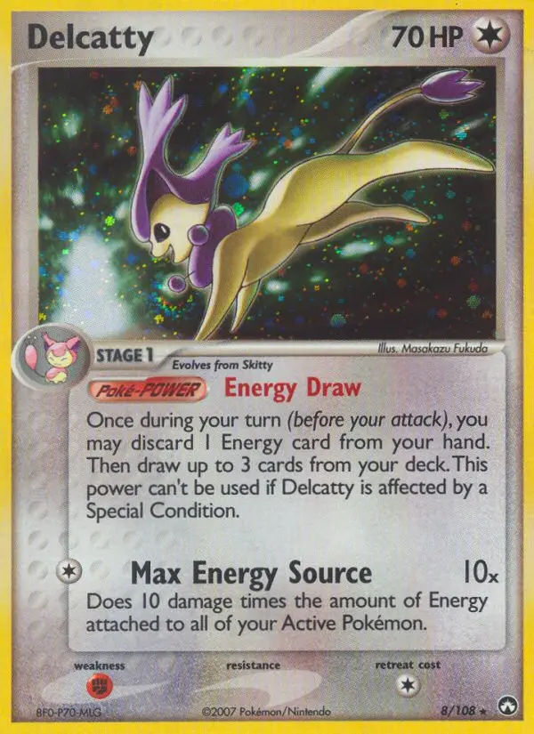 Delcatty Pokemon card from Power Keepers