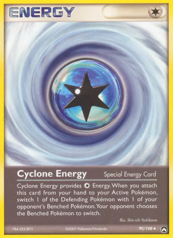 Cyclone Energy Pokemon card from Power Keepers