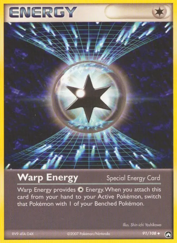Warp Energy from ex16