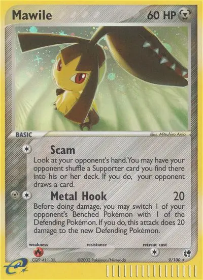 Mawile Pokemon card from Sandstorm