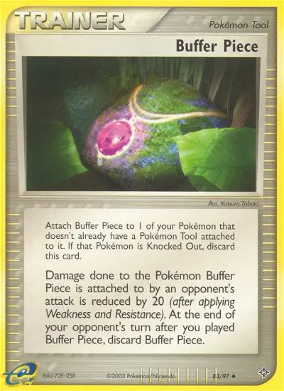Buffer Piece Pokemon card from Dragon
