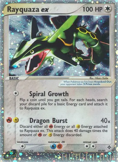 Rayquaza ex from ex3