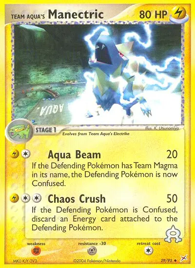 Team Aqua's Manectric from ex4