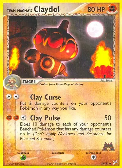 Team Magma's Claydol from ex4