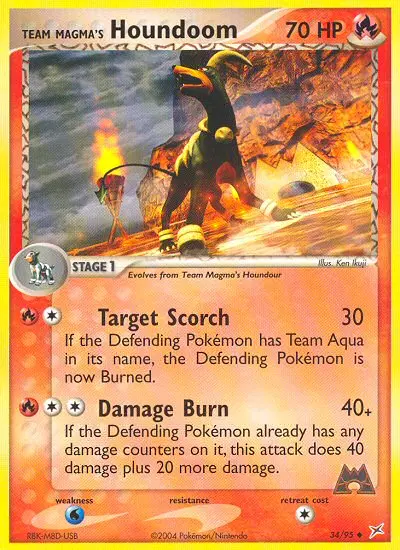Team Magma's Houndoom from ex4