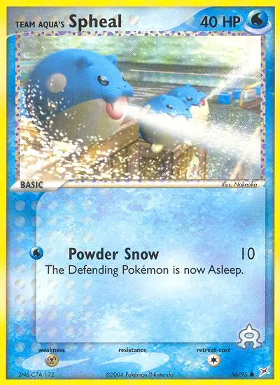Team Aqua's Spheal from ex4