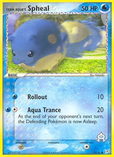 Team Aqua's Spheal from ex4