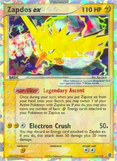 Zapdos ex from ex6