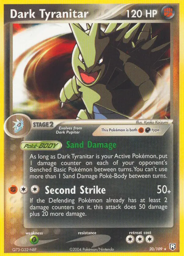 Dark Tyranitar from ex7