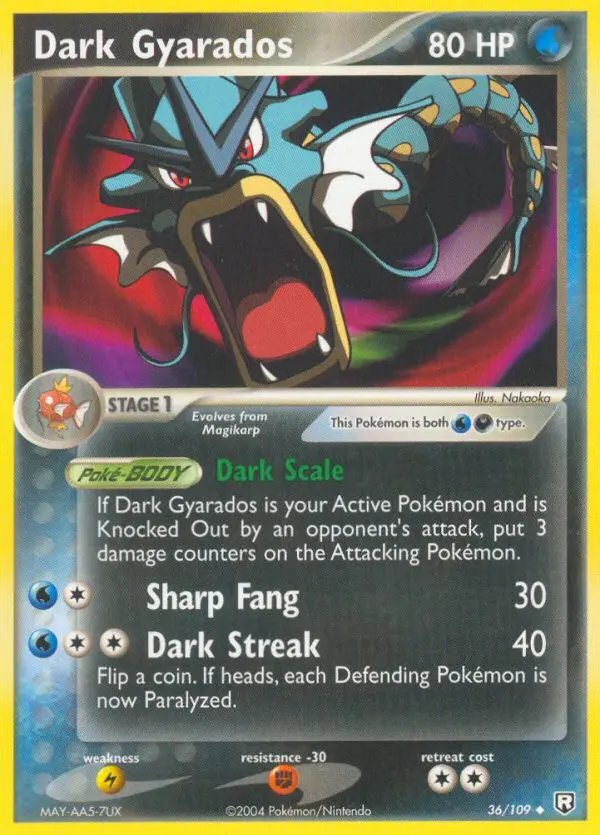 Dark Gyarados from ex7