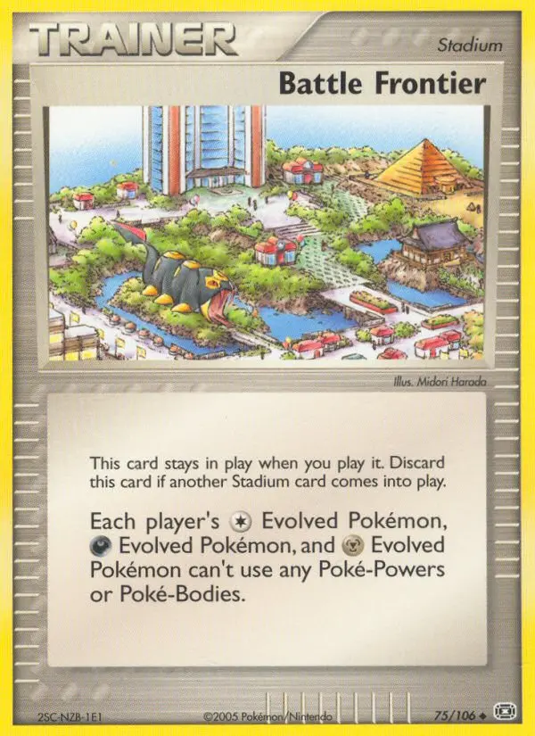 Battle Frontier Pokemon card from Emerald