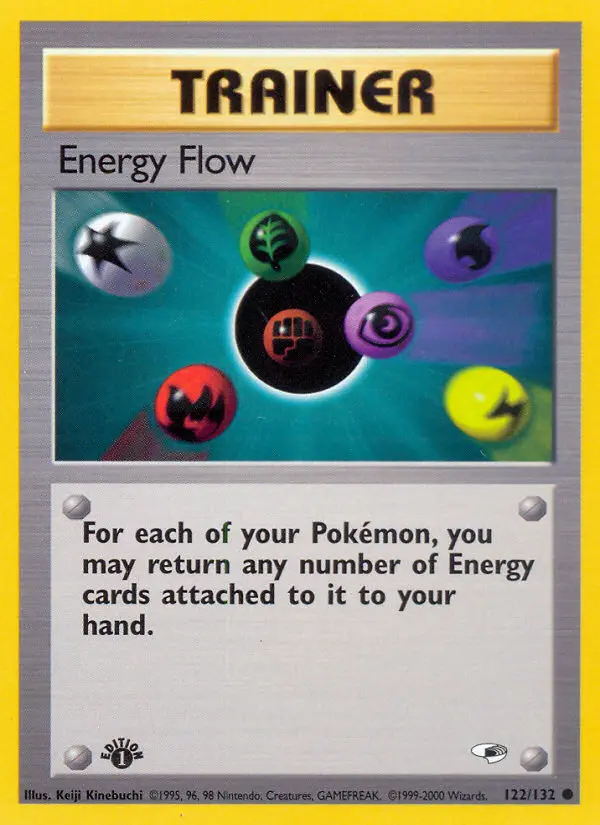 Energy Flow Pokemon card from Gym Heroes