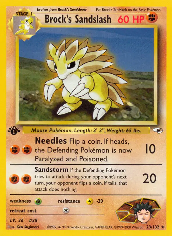 Brock's Sandslash from gym1
