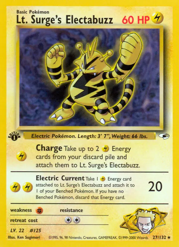 Lt. Surge's Electabuzz from gym1