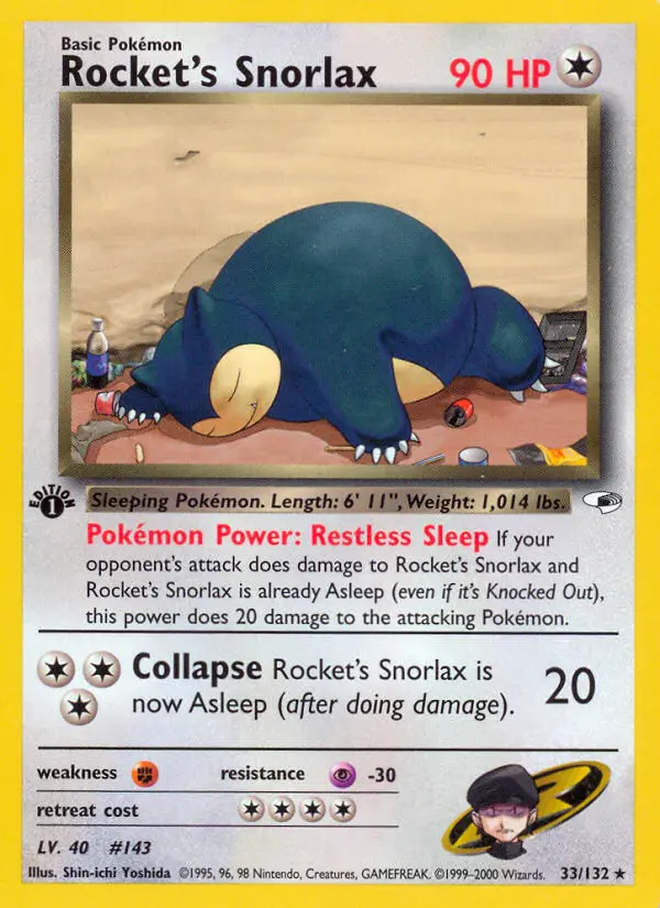 Rocket's Snorlax from gym1
