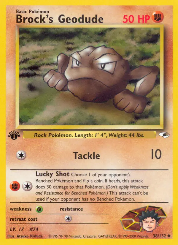 Brock's Geodude from gym1