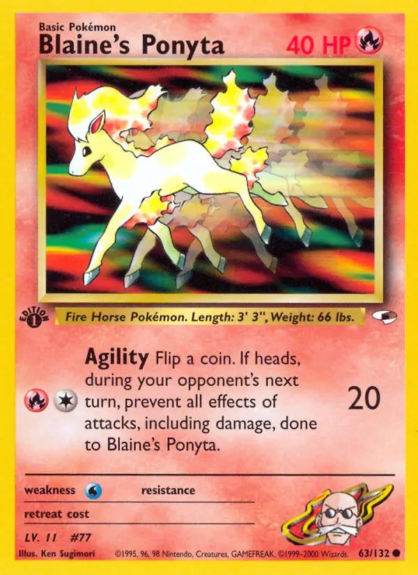 Blaine's Ponyta from gym1