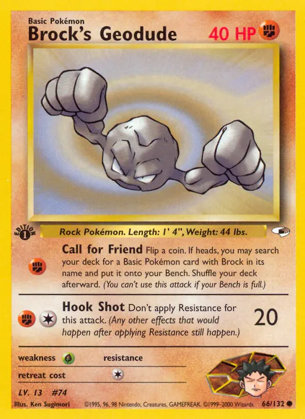 Brock's Geodude from gym1