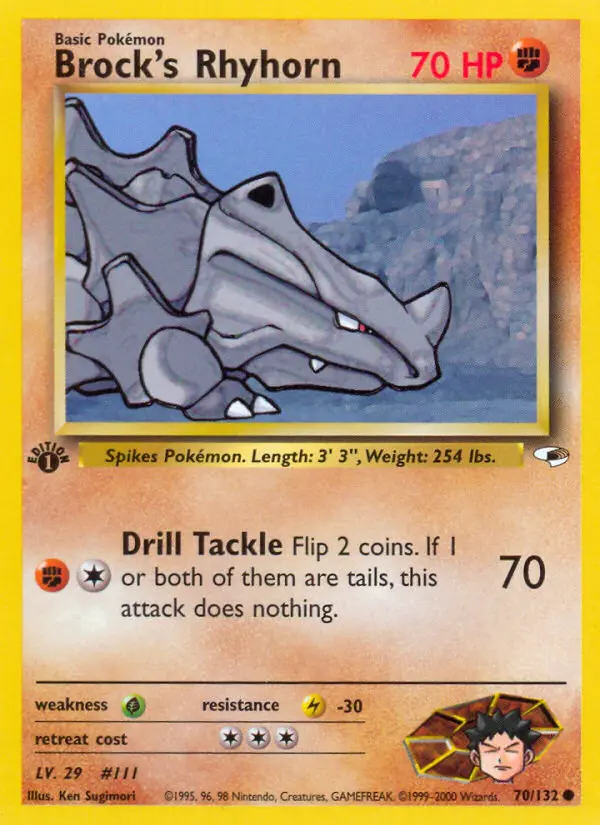 Brock's Rhyhorn from gym1