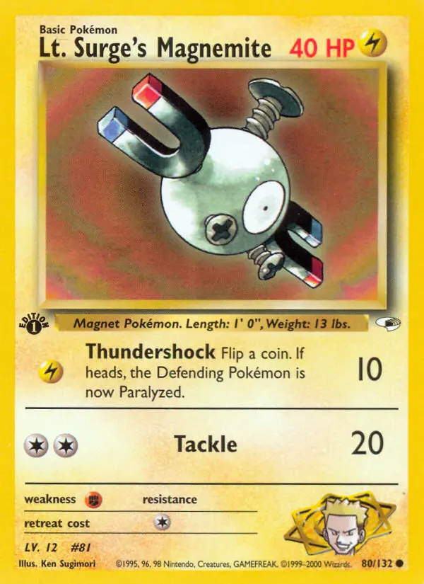 Lt. Surge's Magnemite from gym1