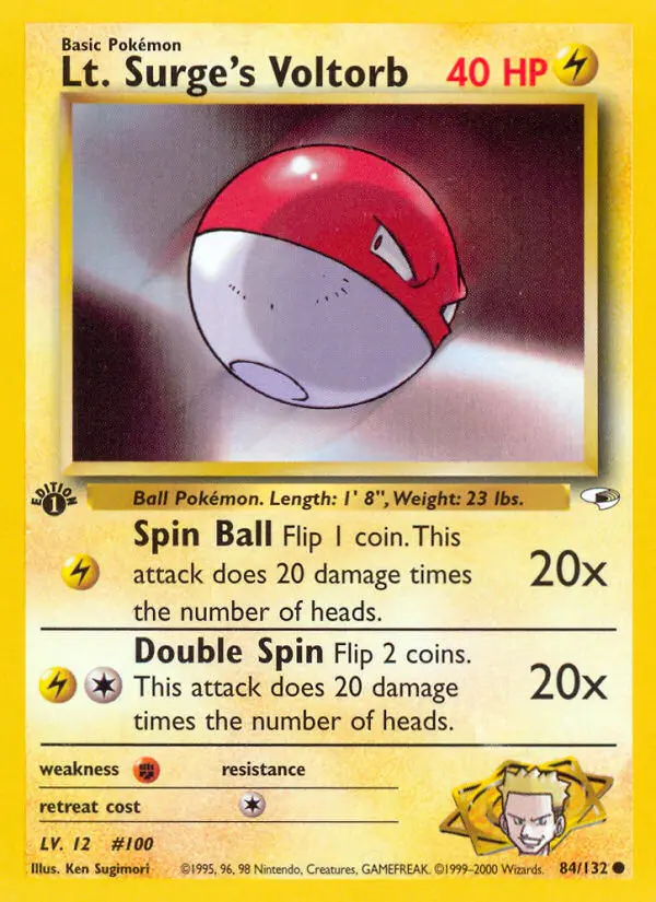 Lt. Surge's Voltorb from gym1