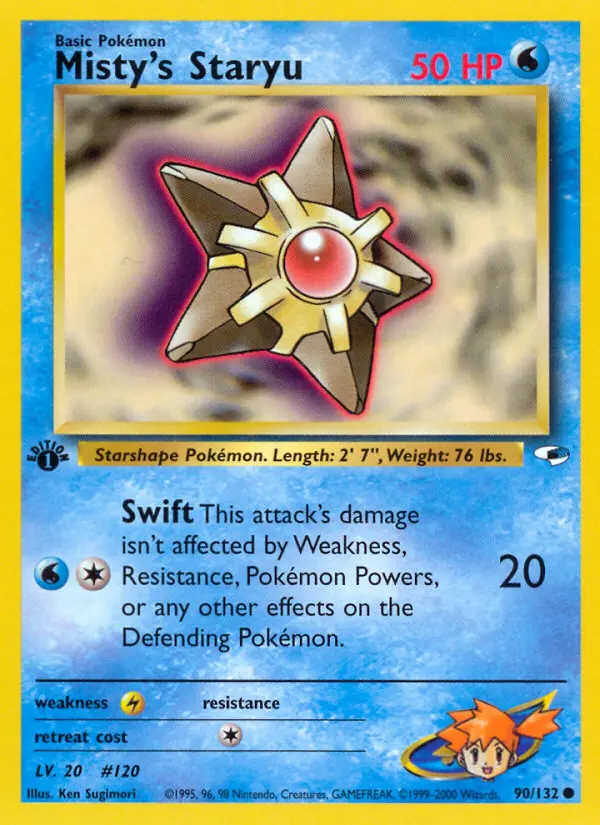 Misty's Staryu from gym1