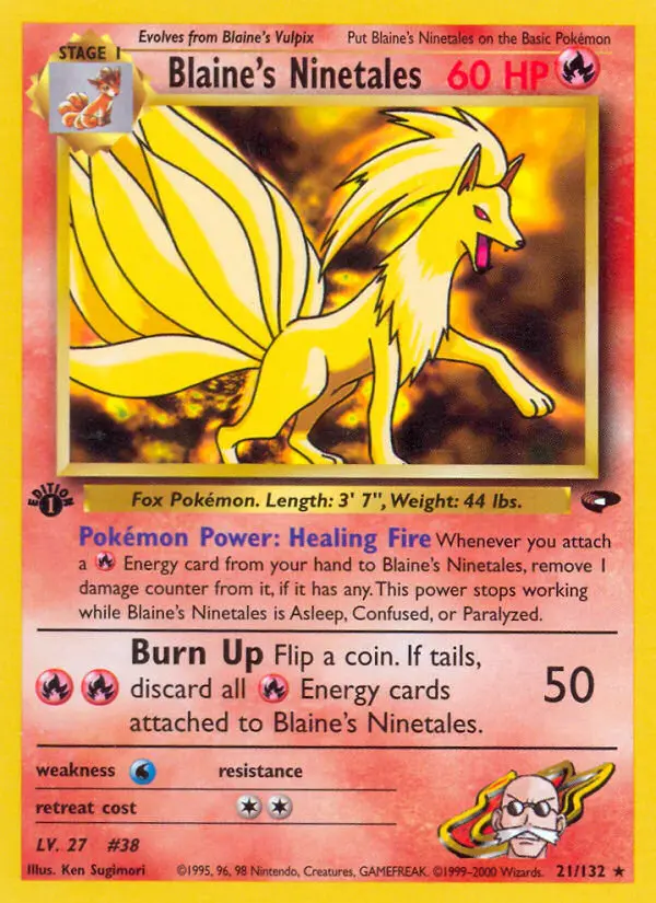 Blaine's Ninetales from gym2