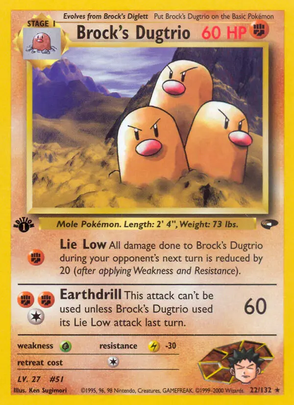 Brock's Dugtrio from gym2