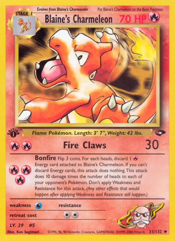 Blaine's Charmeleon from gym2