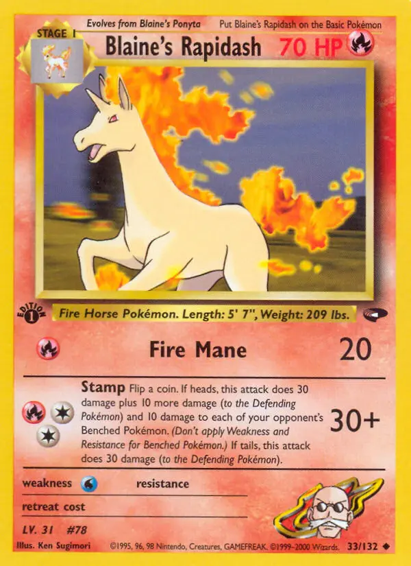 Blaine's Rapidash from gym2